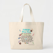 Bingo Good Luck Hug Bag Grote Tote Bag (Voorkant)