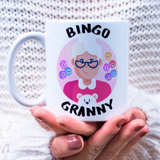 Bingo granny | Funny bingo oma Koffiemok