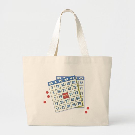 bingo grote tote bag (Voorkant)