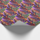 Bingo Hall Kerstboom met bingoballen Cadeaupapier (Hoek)