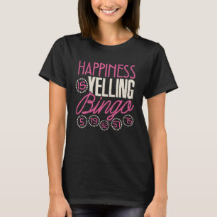 Bingo Happiness is jaloezie Mannen Bingo T-shirt