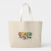 Bingo, het is mijn ding grote tote bag (Achterkant)