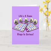 Bingo: Het leven is een Spel Kaart (Gele Bloem)