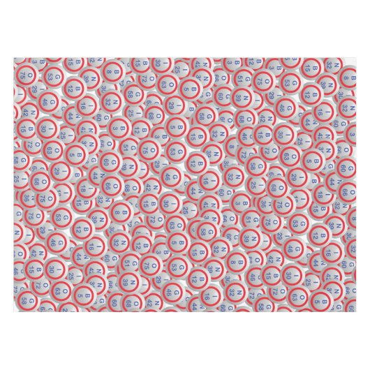 Bingo Hopper Balls in Random Tafelkleed (Voorkant (Horizontaal))