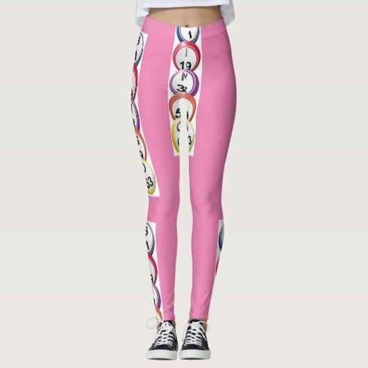 BINGO Horizontale Kogels Leggings (Voorkant)