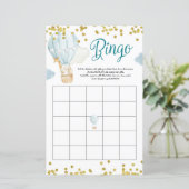 Bingo Hot Air Oerwoud Baby shower (Staand voorkant)