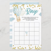 Bingo Hot Air Oerwoud Baby shower (Voorkant / Achterkant)