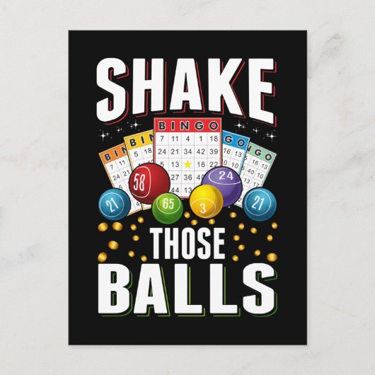 Bingo Humor Mannen Vrouwen Funny Bingo Player Briefkaart (Voorkant)