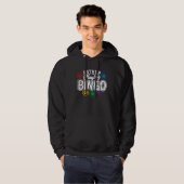 Bingo  I'd Rather Playing Bingo Game Player Funny Hoodie (Voorkant volledig)