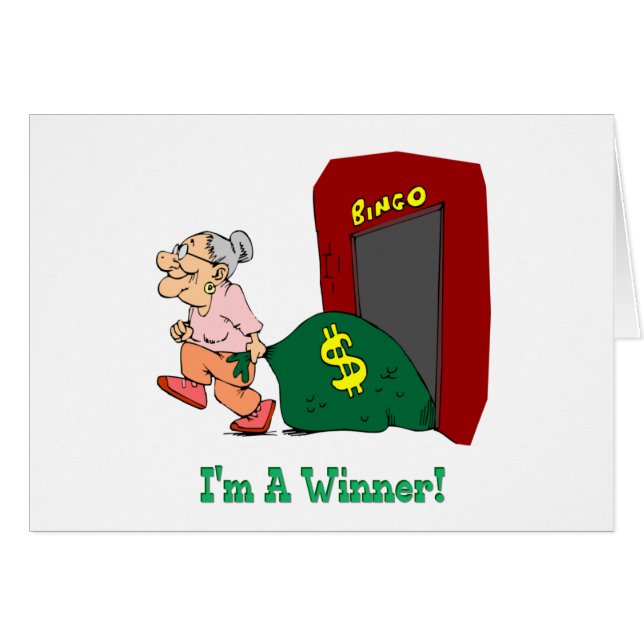 Bingo - Ik ben een winnaar (Voorkant Horizontaal)