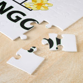 BINGO Ik wil een bingo voor Kerstmis. Legpuzzel (Zijkant)