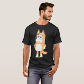 Bingo is Bluey's rode Heeler zusje T-shirt (Voorkant volledig)