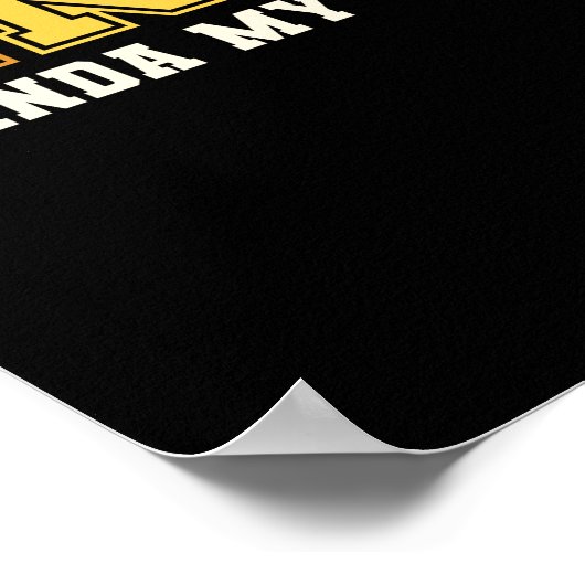 Bingo is Kinda, mijn ding grappig, heerlijk gokken Poster (Hoek)