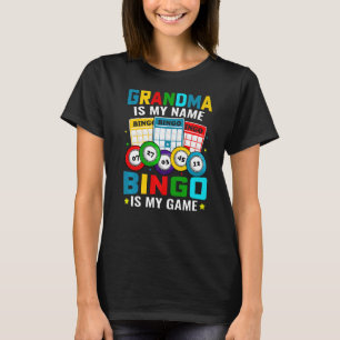Bingo is mijn Bingo Grandma Player Women's Moeder  T-shirt