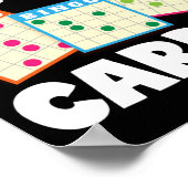 Bingo is mijn cardio grappy Lucky Gambling Poster (Hoek)