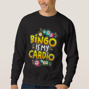 Bingo is mijn cardio met geluksballen - Bingo Dabb Trui