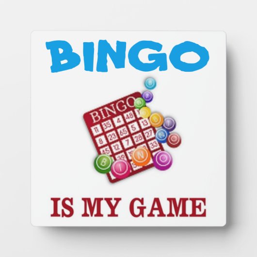 BINGO IS MIJN GAME FOTOPLAAT (Voorkant)