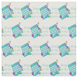 Bingo is mijn Game-O Fun Quote Stof