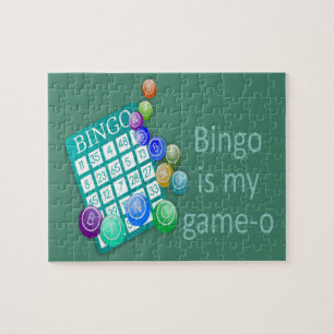 Bingo is mijn Game-o Funny Quote Legpuzzel