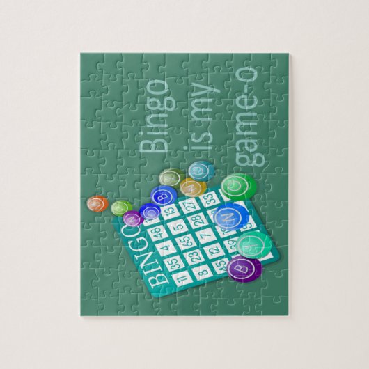 Bingo is mijn Game-o Funny Quote Legpuzzel (Verticaal)