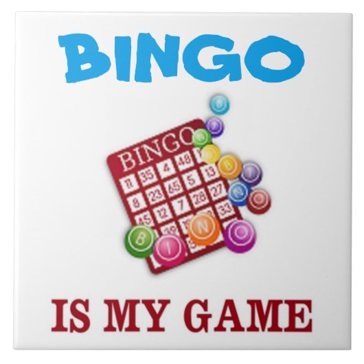 BINGO IS MIJN GAME TEGELTJE (Voorkant)
