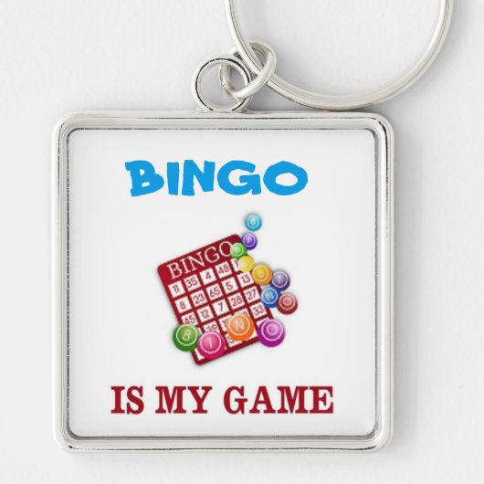BINGO IS MIJN SPEL SLEUTELHANGER (Voorkant)