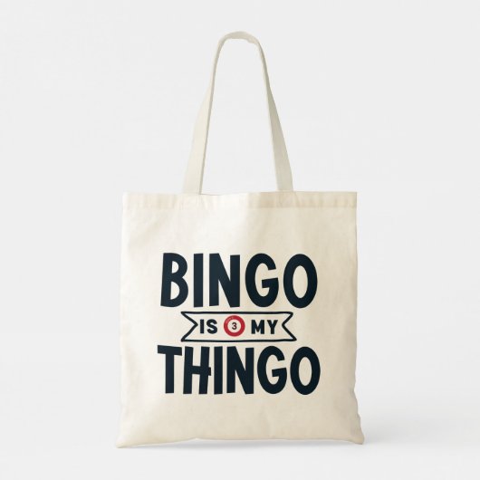 Bingo is mijn tingo tote bag (Achterkant)