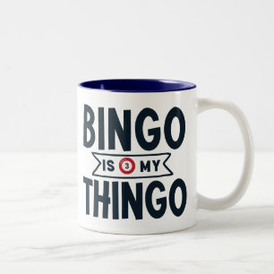 Bingo is mijn tingo tweekleurige koffiemok