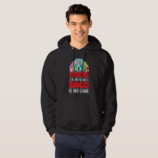 Bingo Is My Bingo Grandma Player Women Mother's Hoodie (Voorkant volledig)