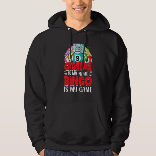 Bingo Is My   Bingo Grandma Player Women Mother's  Hoodie (Voorkant)