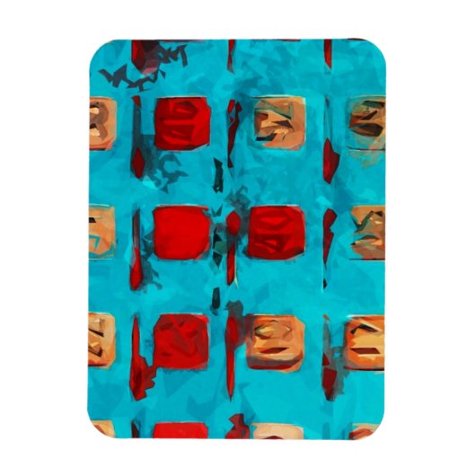 BINGO-kaart Abstract indrukwekkend Magneet (Verticaal)