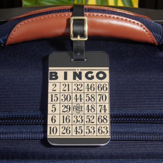  Bingo Kaart Bagagelabel (Voorkant Insitu 2)