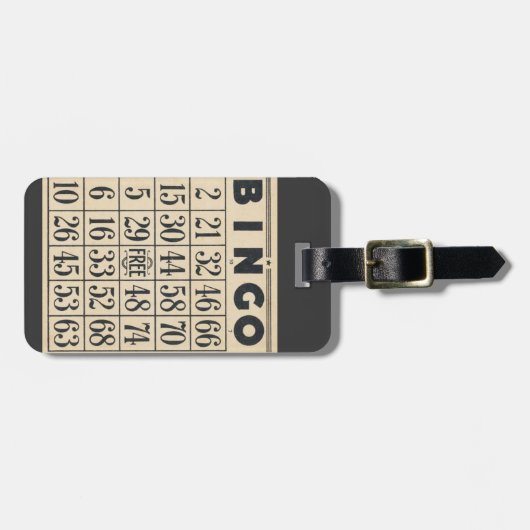  Bingo Kaart Bagagelabel (Voorkant horizontaal)