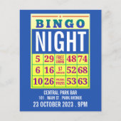 Bingo Kaart, Bingo Night Adverteren Flyer (Voorkant)