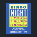 Bingo Kaart, Bingo Night Adverteren Flyer<br><div class="desc">De Kaart van Bingo,  Bingo nacht Adverteren broers door de opslag van het Visitekaartje.</div>