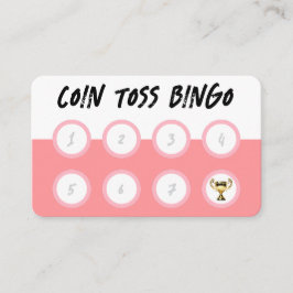 Bingo Kaart Drink spel voor feesten Visitekaartje