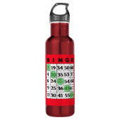 BINGO-kaart en Dabber Good Luck Water Flacon Waterfles (Voorkant)