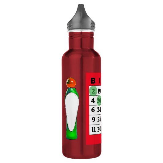 BINGO-kaart en Dabber Good Luck Water Flacon Waterfles (Links)