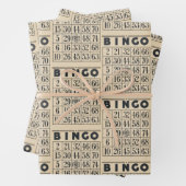  Bingo Kaart Inpakpapier Vel (In situ)