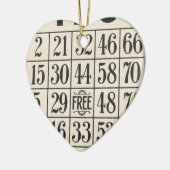  Bingo Kaart Keramisch Ornament (Links)