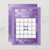Bingo Kaart | lavendelverlichting (Voorkant / Achterkant)