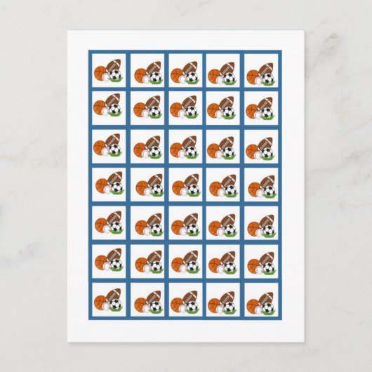 Bingo Kaart Markers All-star Blauw (Voorkant)