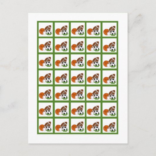 Bingo Kaart Markers All-star Groen (Voorkant)