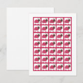 Bingo Kaart Markers Berry Garden Pink Lady Bug (Voorkant / Achterkant)