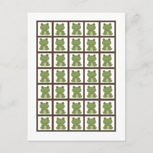 Bingo Kaart Markers Laguna Beach Turtle Frog Pond (Voorkant)