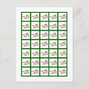 Bingo Kaart Markers Monkey Swing Oerwoud Safari Zo