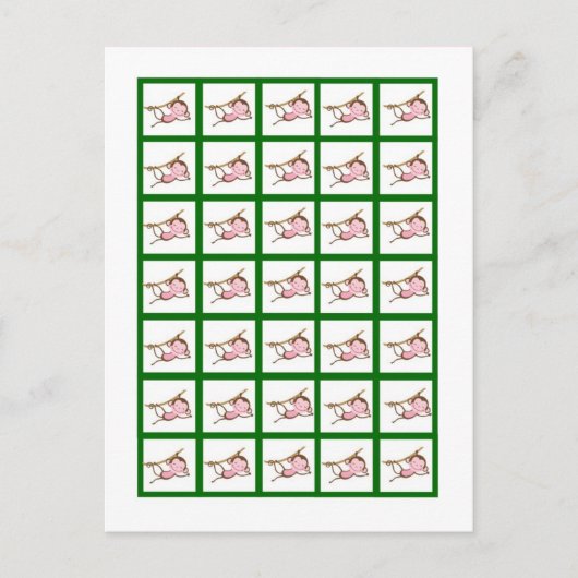 Bingo Kaart Markers Monkey Swing Oerwoud Safari Zo (Voorkant)