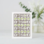 Bingo Kaart Markers Monkey Time Zoo Animal (Staand voorkant)