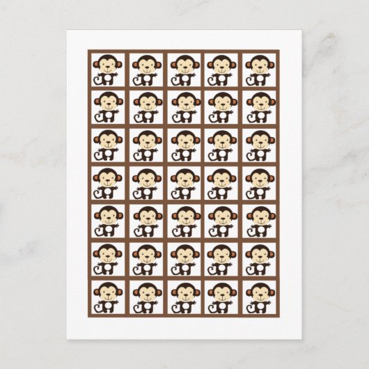 Bingo Kaart Markers Oerwoud Spelen (Voorkant)