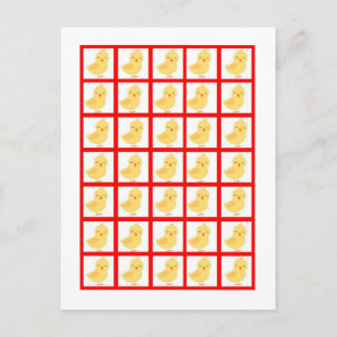 Bingo Kaart Markers Red Barn Farm Animals